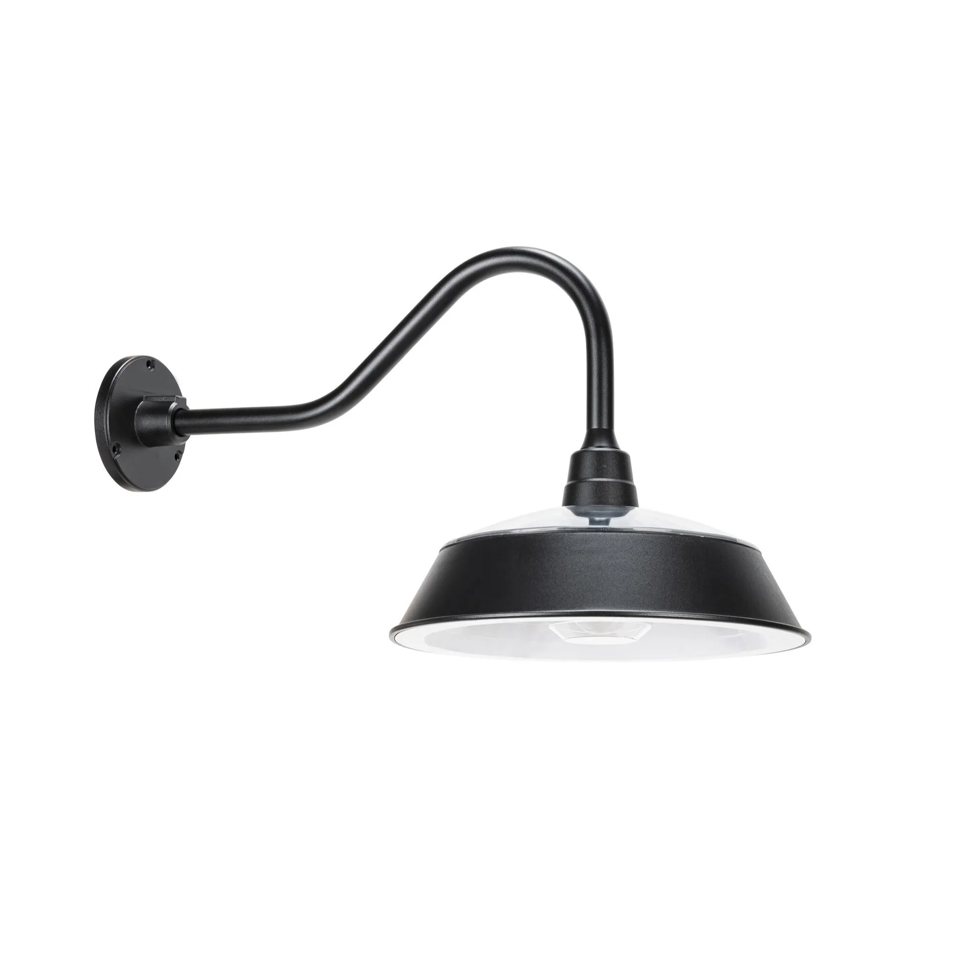 Cottage Solar Gooseneck Barn Light, 2700K