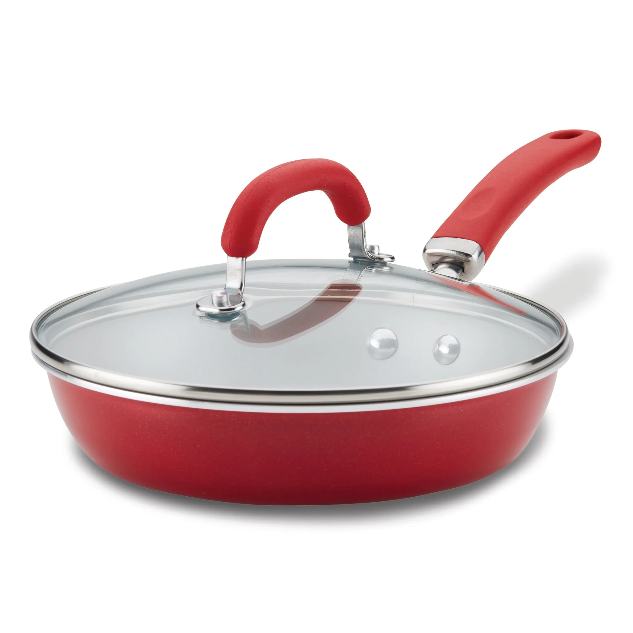 Create Delicious 9.5" Hard Anodized Nonstick Induction Covered Deep Skillet