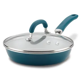 Create Delicious 9.5" Hard Anodized Nonstick Induction Covered Deep Skillet