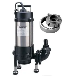 Davey DT15G Submersible Sewage Grinder Manual Pump 1.5KW 415V