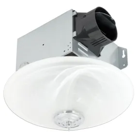 Delta BreezGreenBuilder 100 CFM Bathroom Exhaust Fan With Dimmable LED Light Decor