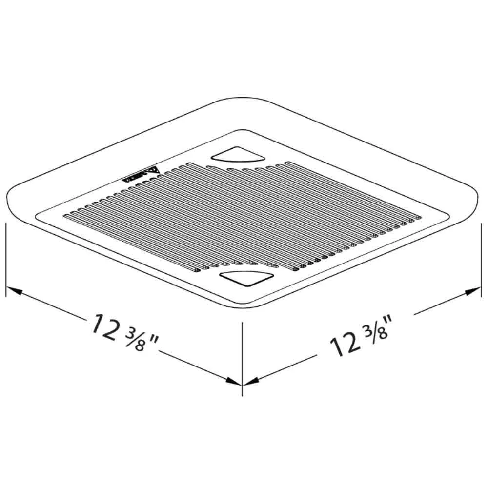 Delta BreezSignature 80 CFM Bathroom Exhaust Fan With Dual Speed