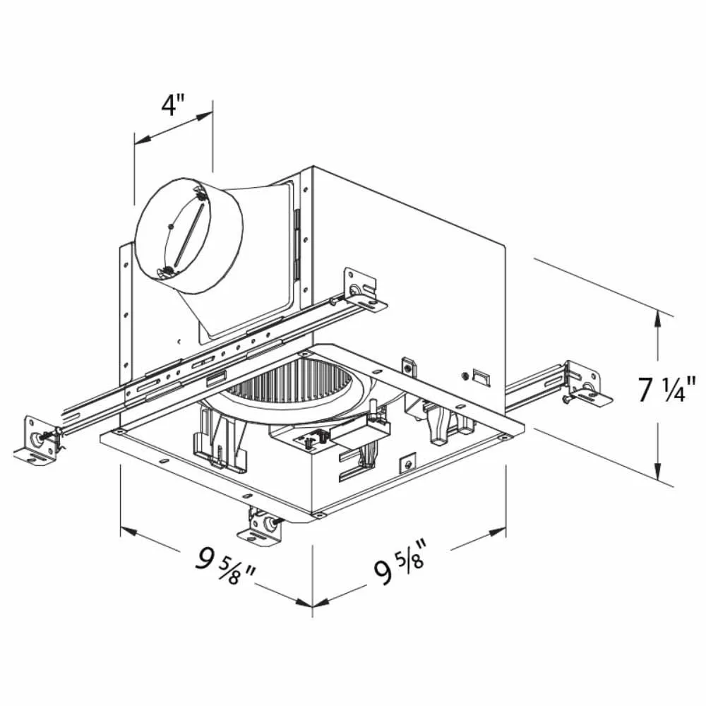 Delta BreezSignature 80 CFM Bathroom Exhaust Fan With Dual Speed