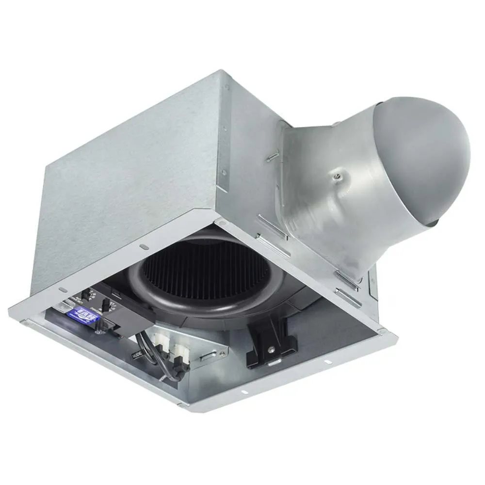 Delta BreezSignature Adjustable 80-110 CFM Bathroom Exhaust Fan With Dimmable LED Light, Night-Light, and Dual Speed