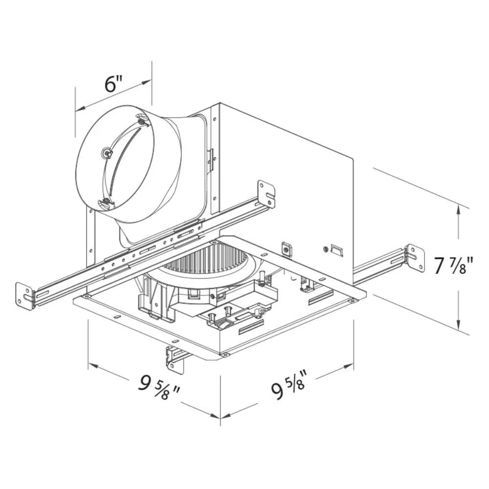 Delta BreezSignature Adjustable 80-110 CFM Bathroom Exhaust Fan With Dimmable LED Light, Night-Light, and Dual Speed