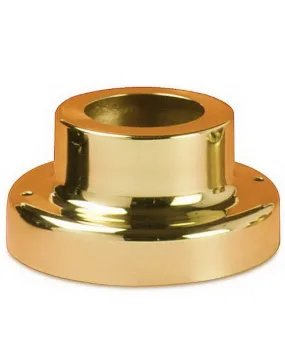 Designers Fountain Lighting 1901 PB Exterior Outdoor Pier Mount Base in Polished Brass Finish