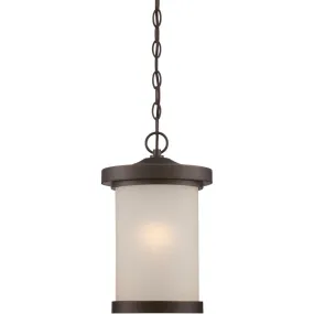 Diego 15 In. LED Outdoor Hanging Lantern Bronze finish