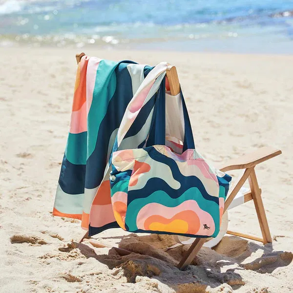 Dock & Bay Foldaway Tote Bag - Get Wavy