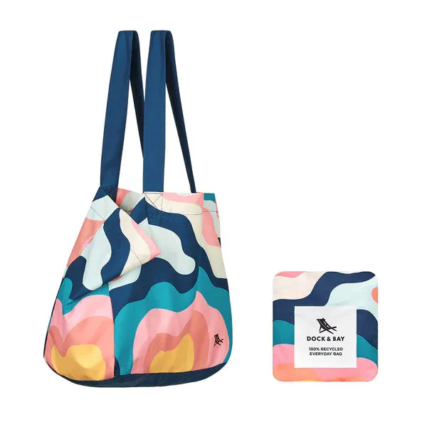 Dock & Bay Foldaway Tote Bag - Get Wavy