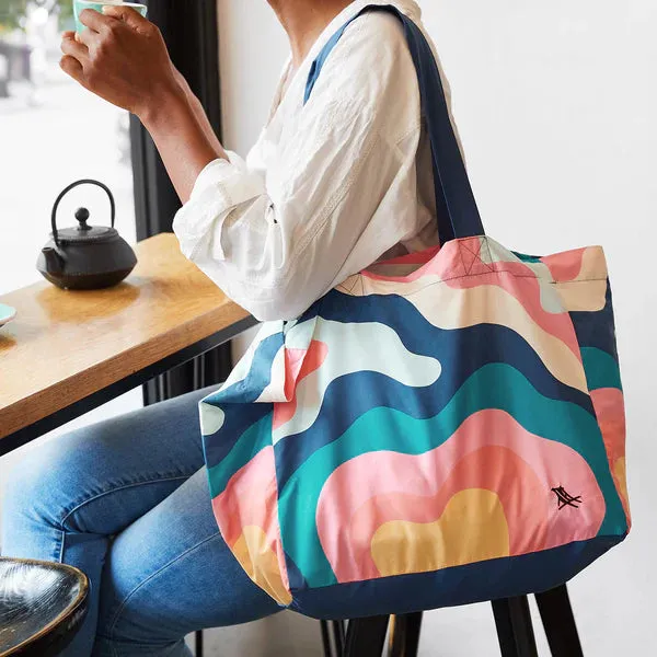 Dock & Bay Foldaway Tote Bag - Get Wavy