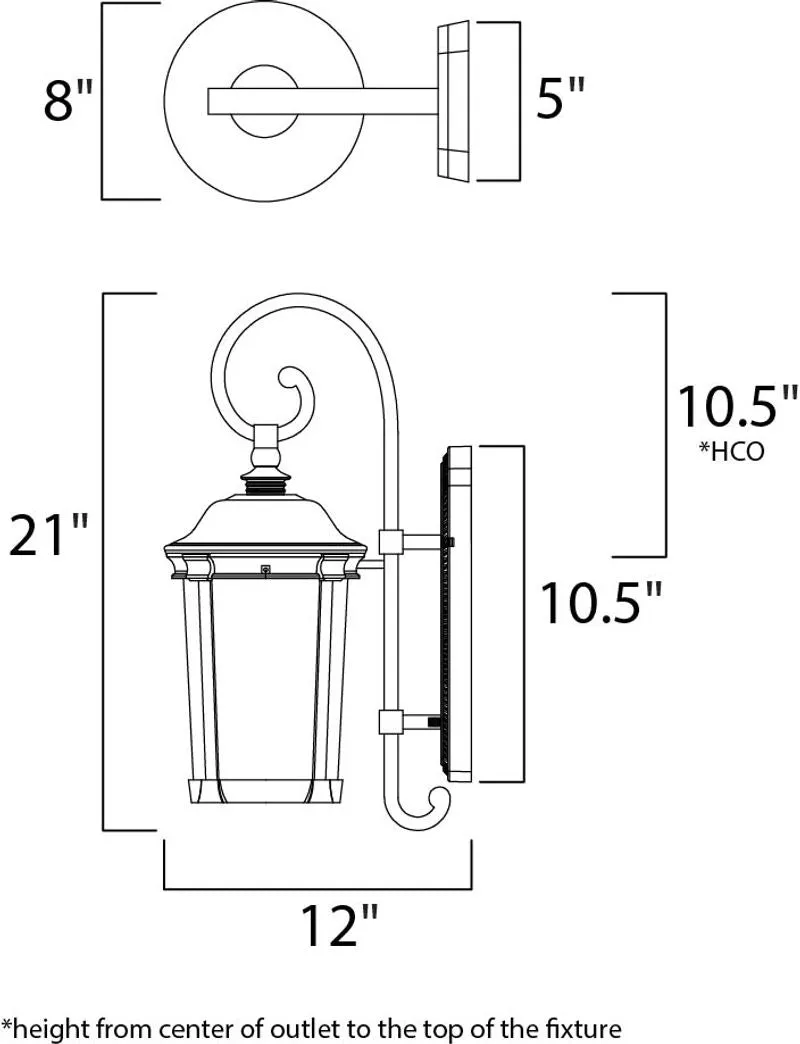 Dover Outdoor Wall Mount