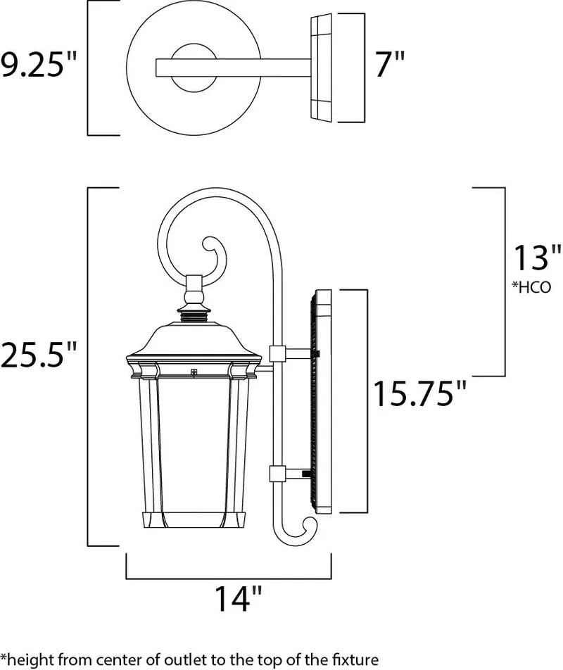 Dover Outdoor Wall Mount