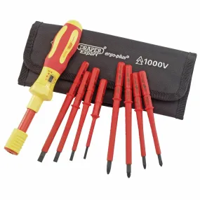 Draper 65372 XP1000 Interchangeable VDE Torque Screwdriver Set, 9 pieces