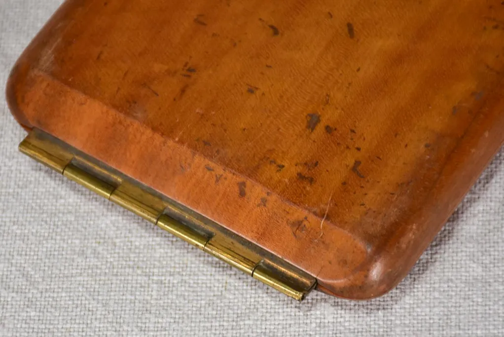 Early 19th century officer's foldaway mirror