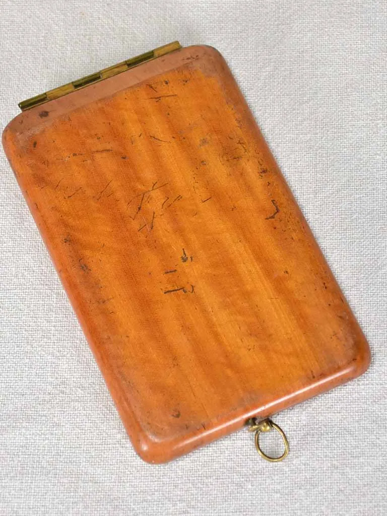 Early 19th century officer's foldaway mirror