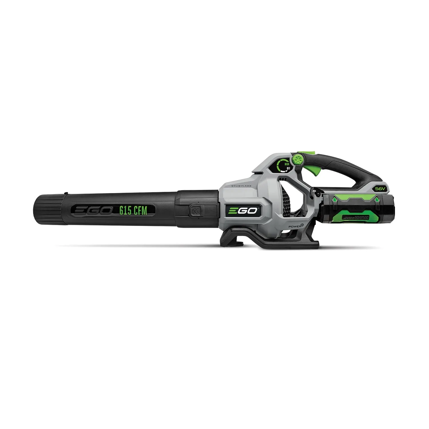 EGO LB6151 Cordless Leaf Blower Kit, 2.5 Ah, 56 V Battery, Arc-Lithium Battery, 200 to 480 cfm Air, 75 min Run Time