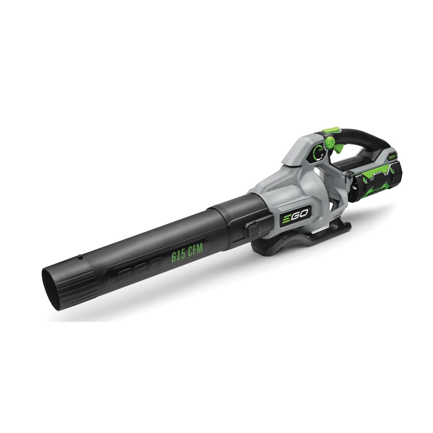 EGO LB6151 Cordless Leaf Blower Kit, 2.5 Ah, 56 V Battery, Arc-Lithium Battery, 200 to 480 cfm Air, 75 min Run Time