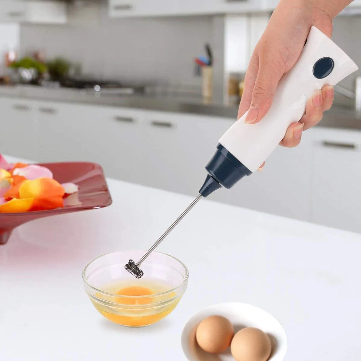 Electric Rechargeable Coffee Egg Frother