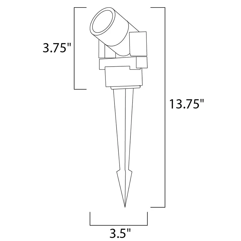 ET2 E41350 Alumilux Landscape 1-lt LED Path Light