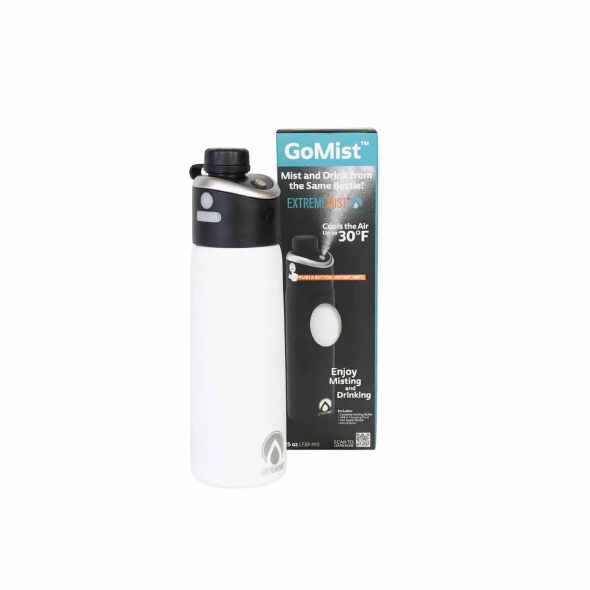 ExtremeMIST GoMist Misting and Drinking Water Bottle