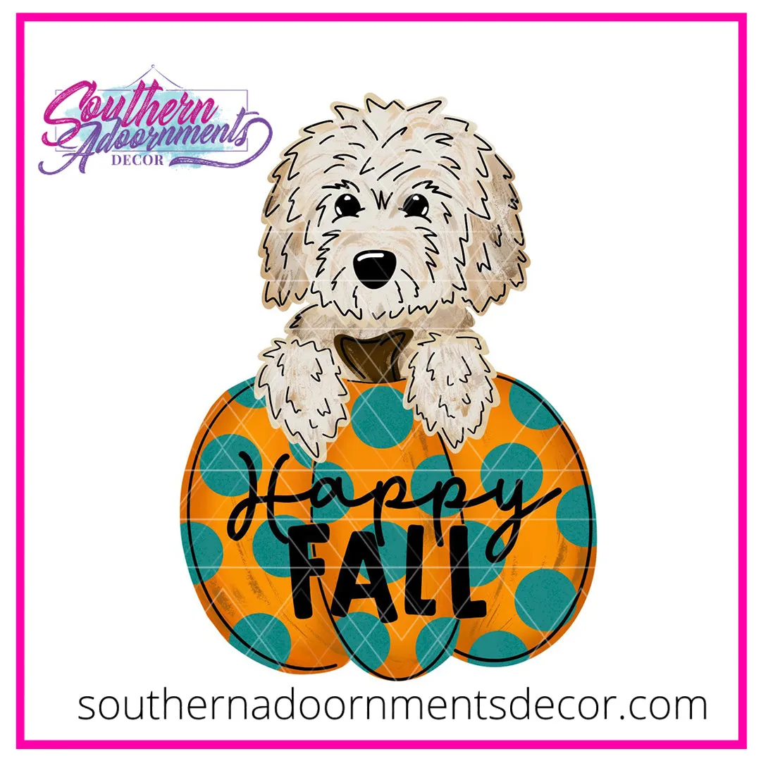 Fall Doodle Pup Template & Digital Cut File