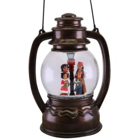 FAMILY CAROLING GLOBE LANTERN