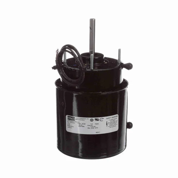 Fasco Unit Heater-Blower, 1580 RPM, 1/15 HP, 115 V, 3.3" Diameter, Totally Enclosed Air Over