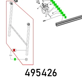 Festool, Foldaway Leg Mft/Kapex Hinten Kompl., FES495426