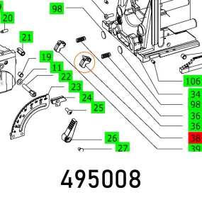 Festool, Foldaway Stop Df 500 Q Links, FES495008