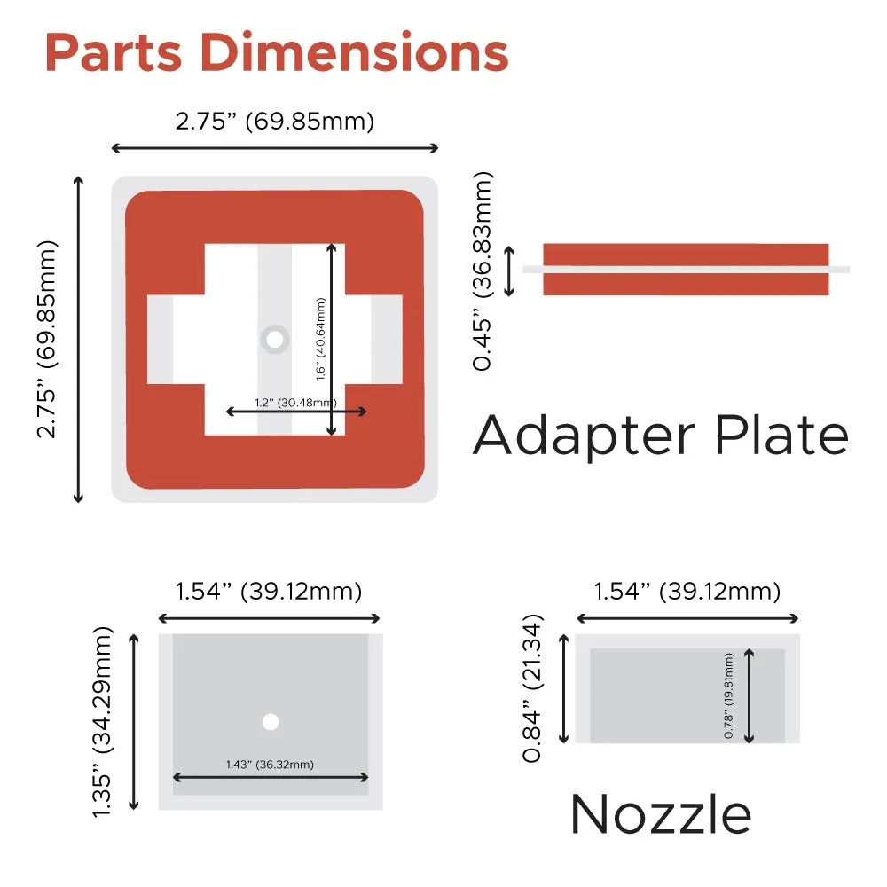 Fireboard Drive Blower Nozzle Adapter