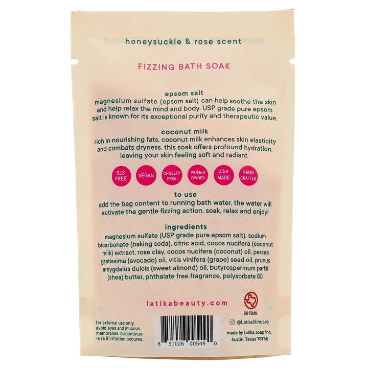 Fizzing Epsom Bath Soak ~ 2 Styles