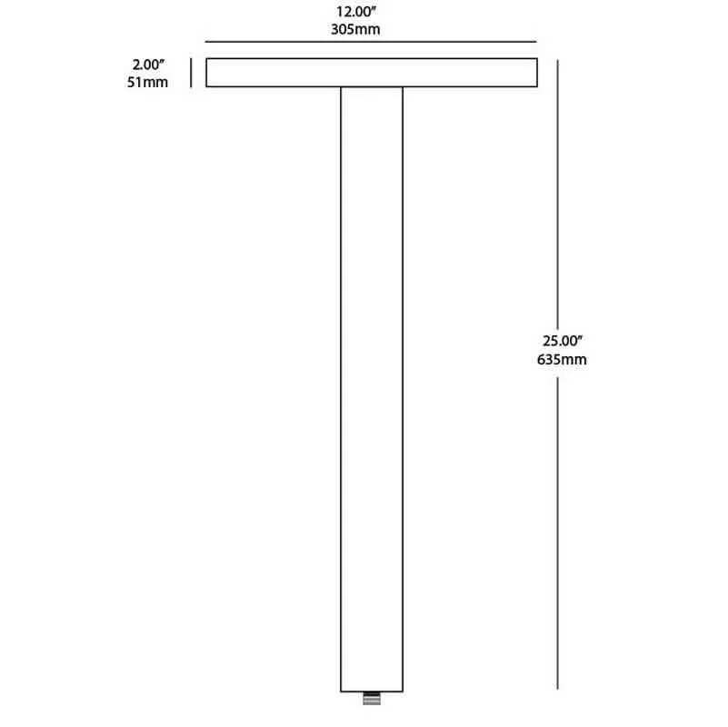 Focus Industries PL-25-LEDP Series 2X4W LED 3000K "T" Path Light 12V