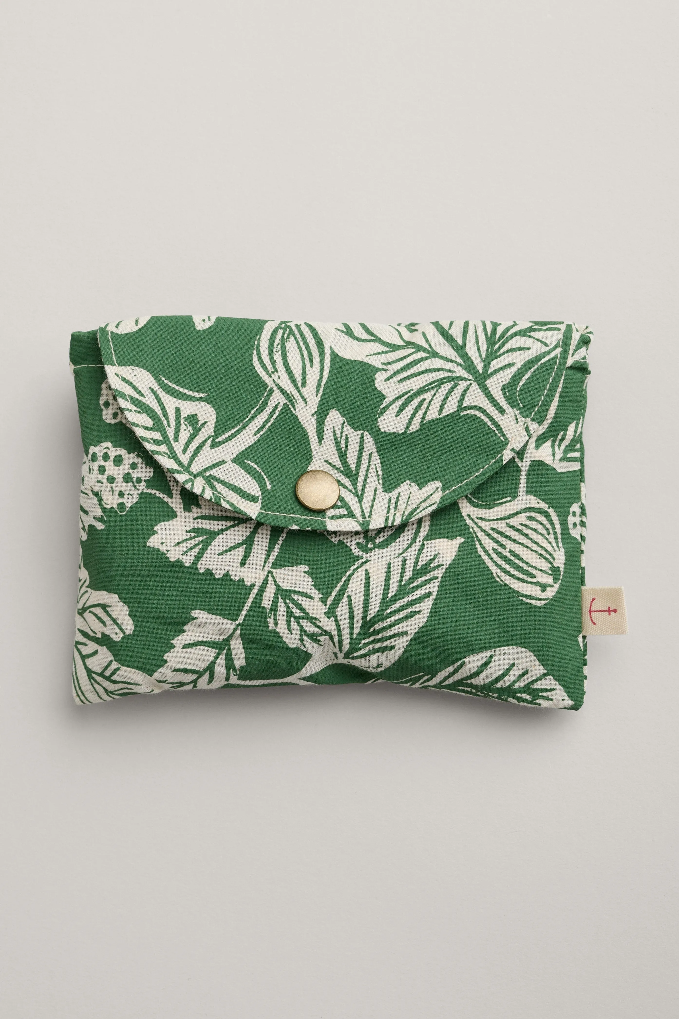 Foldaway Canvas Shopper- Fig Tree Lino Hedgerow