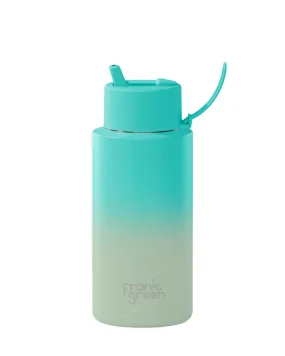 Frank Green 34oz/1L Reusable Bottle Flip Lid Gradient Bondi Bliss