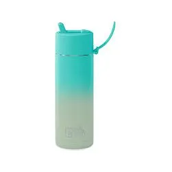 Frank Green 595ml Ceramic Reusable Bottle Gradient With Flip Straw Lid