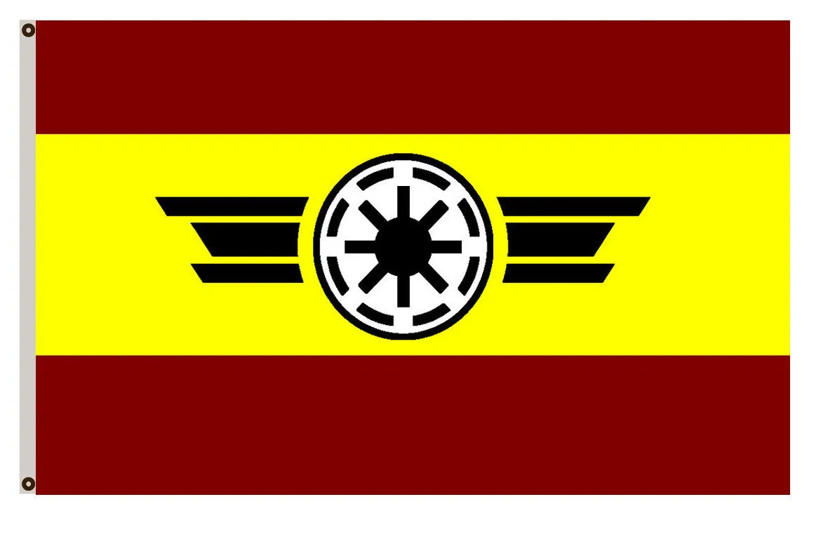 Fyon Star Wars Star Trek fans banner Grand Army of the Republic Flag