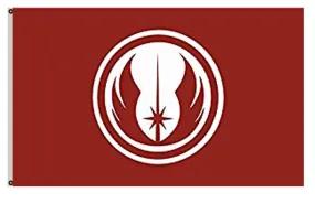 Fyon Star Wars Star Trek fans banner the Jedi order  flag