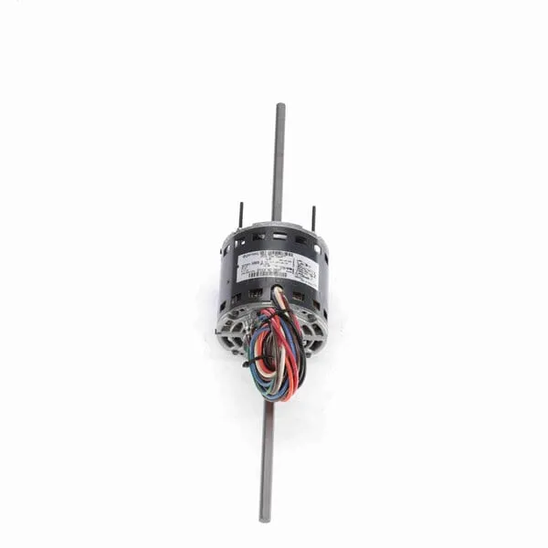 Genteq Direct Drive Motor, 1625 RPM, 1/6 HP, 115 V, 42 Frame, Open Air Over