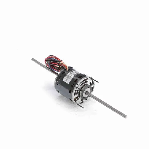 Genteq Direct Drive Motor, 1625 RPM, 1/6 HP, 115 V, 42 Frame, Open Air Over