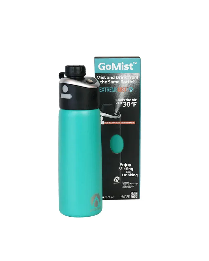 GoMist Misting and Drink Bottle - Teal