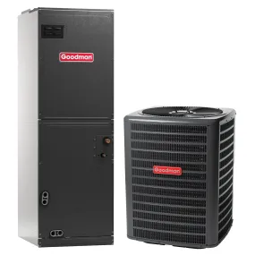 Goodman 3 Ton up to 15.2 SEER2 High-Efficiency Multi-position ECM Air Handler Central Air Conditioner System