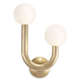 Happy Sconce Right Side (Natural Brass)