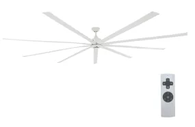 iLiving 108-Inch, 9 feet HVLS 9 Blades BLDC Big Ceiling Fan, High Volume Low Speed HVLS Fan, Reversible Industrial Commercial and Residential, 16505 CFM with IR Remote (ILG8HVLS108)