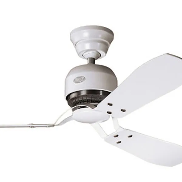 Industrie II Ceiling Fan by Hunter – Chalk White 52″