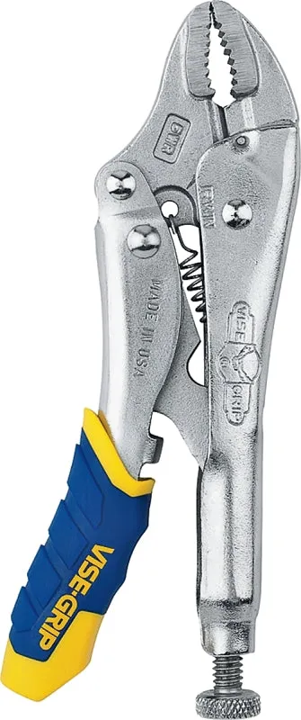 Irwin Fast Release Series 09T Locking Plier, 5 in OAL, 1-1/8 in Jaw Opening, Ergonomic Handle, 3/8 in W Jaw :CD 1: QUANTITY: 1