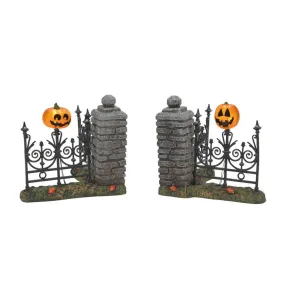 Jack Lantern Lit Fence Corners