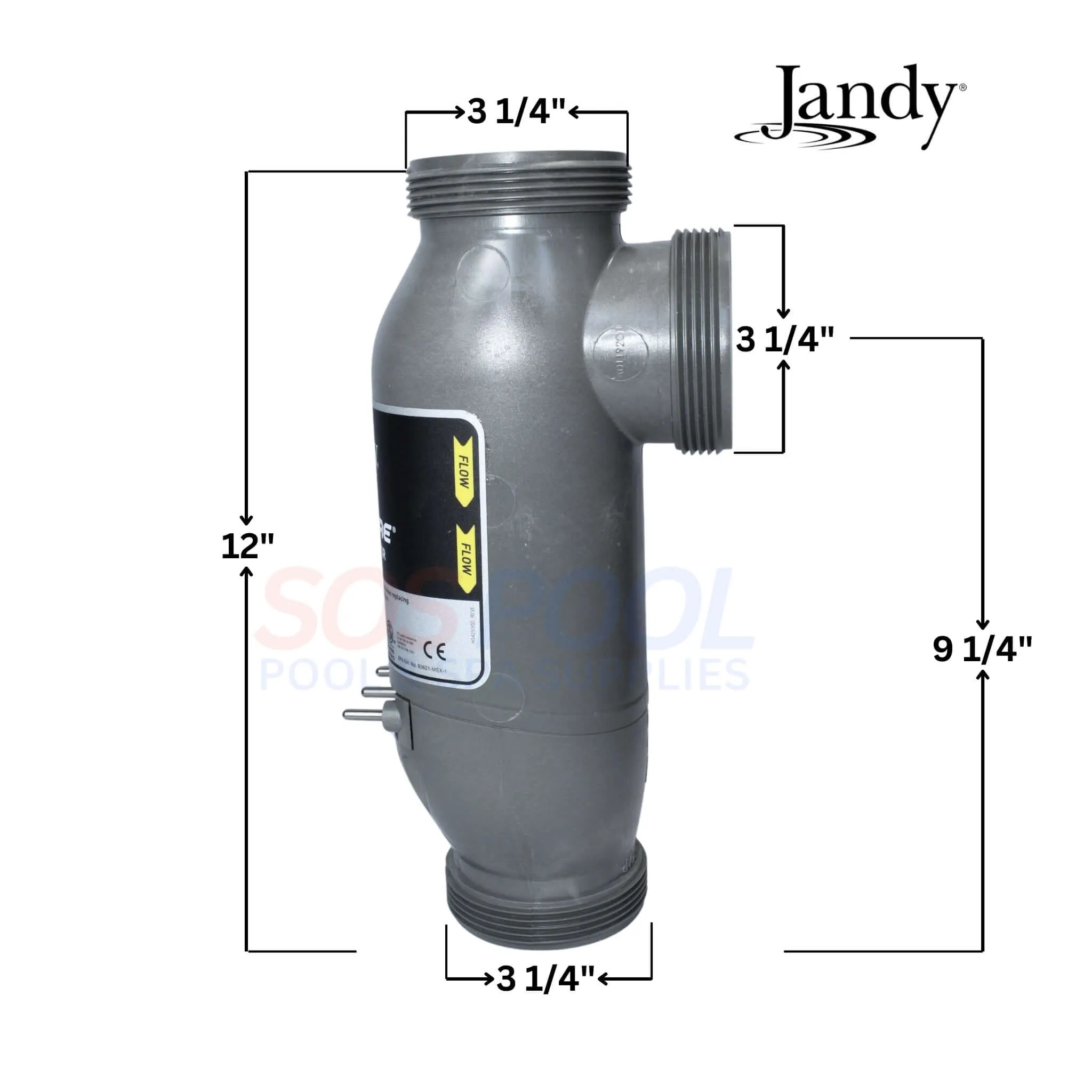 Jandy Salt Cell For AquaPure PureLink | Cell Only | PLC1400 | R0452400