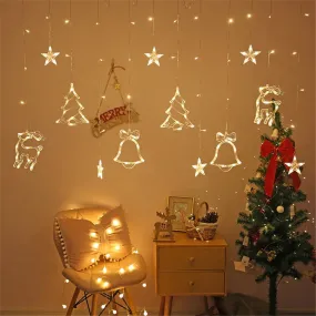 Jingle Bells & Reindeers Christmas Lights - 3m