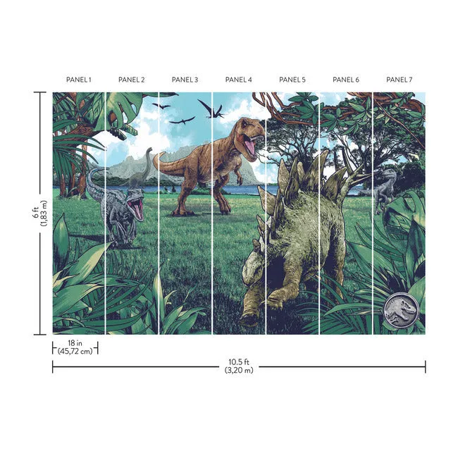 Jurassic Park Peel & Stick Mural