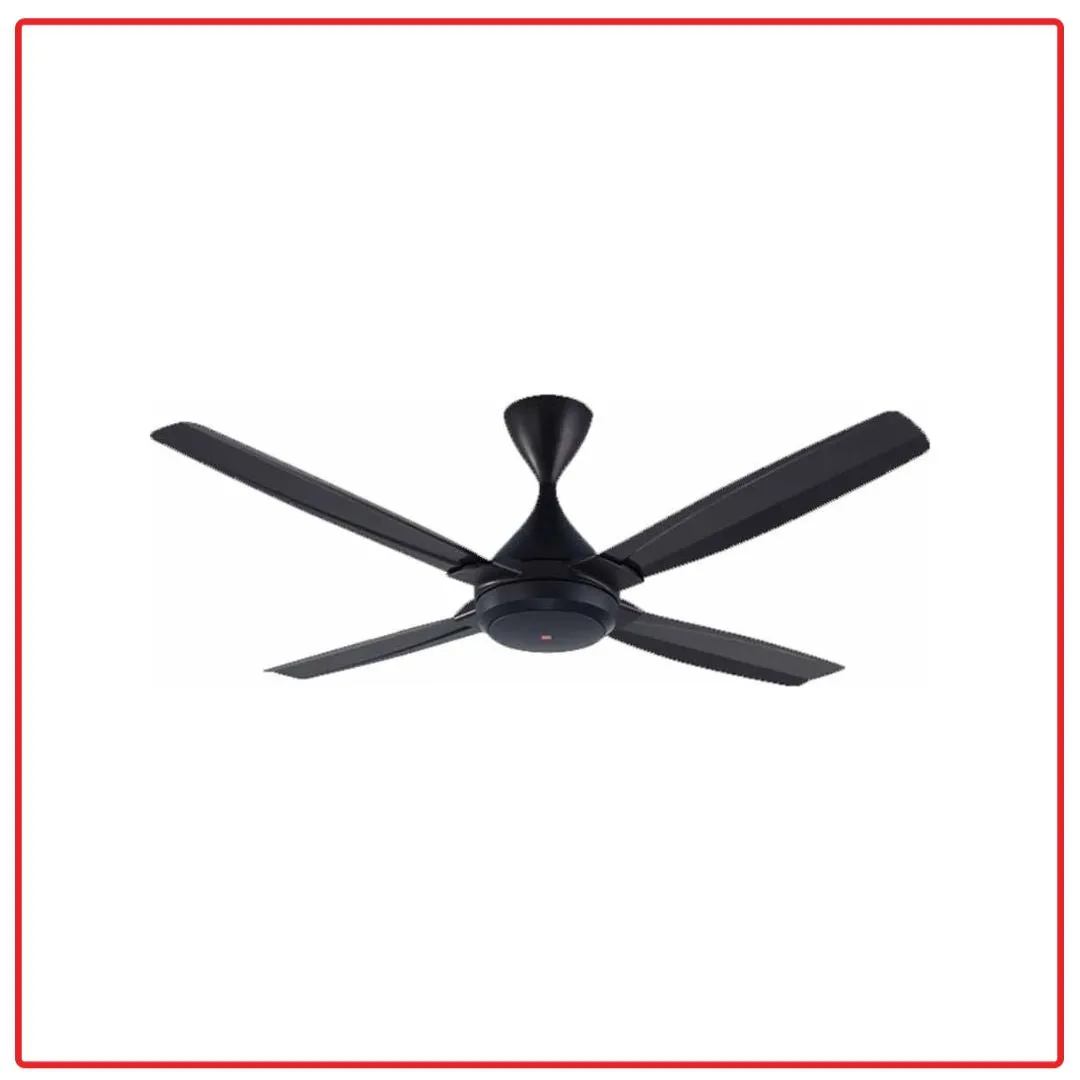 KDK K14TE 140cm/56 Inch DC 4 SERIES Ceiling Fan with Remote Control (Dark Grey)